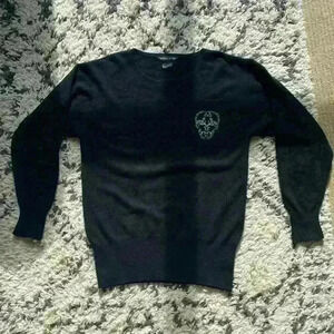 Thomas Wylde Cashmere Oversized Sweater, 100% Cashmere, Black size S